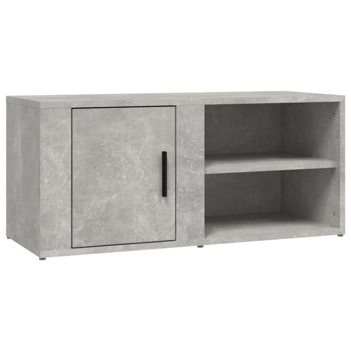 VIDAXL Meuble TV Gris beton 80x31,5x36 cm Bois d'ingenierie