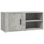 Voir la diapositive 2 : VIDAXL Meuble TV Gris beton 80x31,5x36 cm Bois d'ingenierie