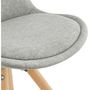 Voir la diapositive 6 : Paris Prix Chaise Scandinave  Yolanda  82cm Gris & Naturel