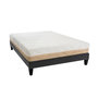 Voir la diapositive 1 : BELLECOUR BELLECOUR LITERIE | Ensemble LEMAN | Matelas Mousse hypersoft + Sommier Bois