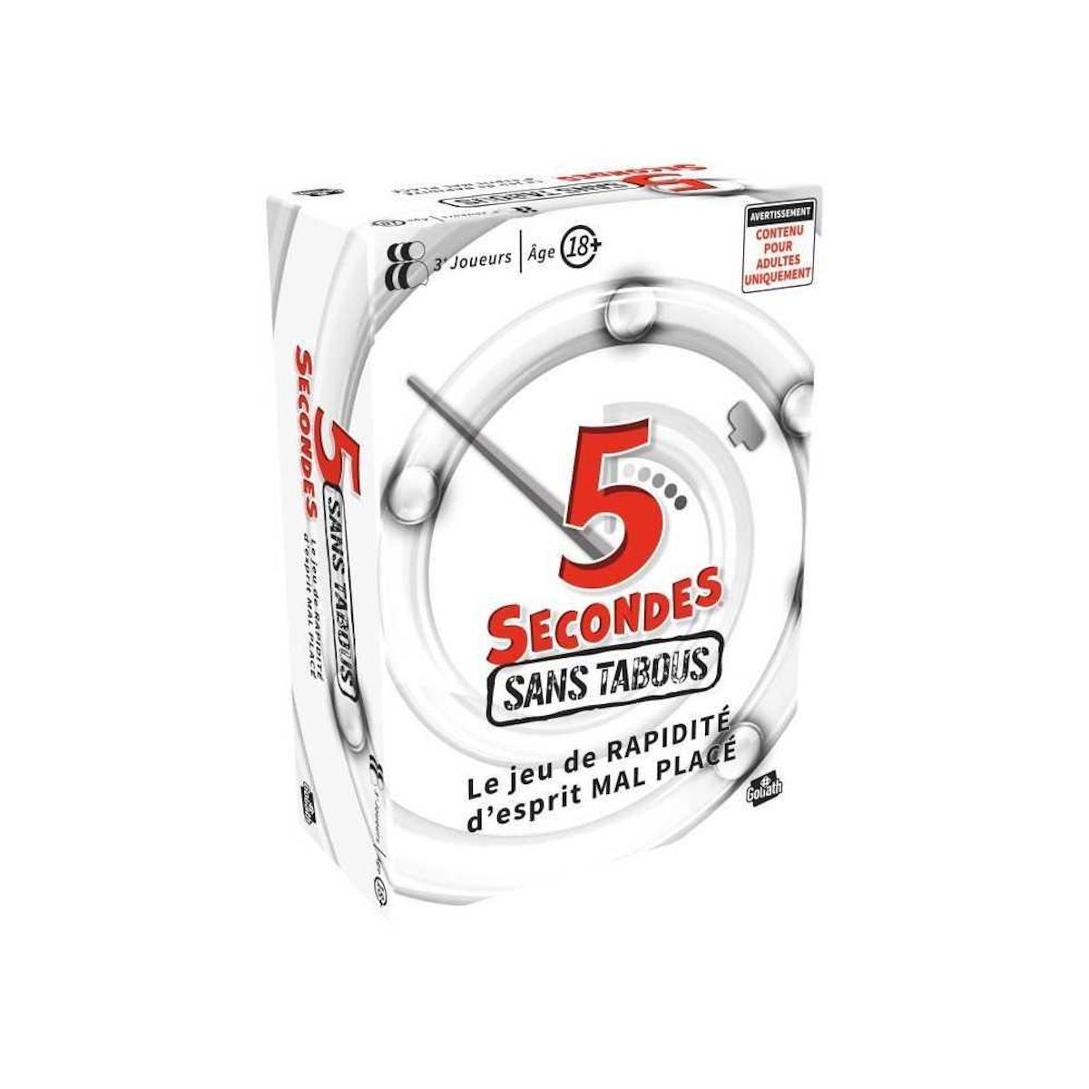 GOLIATH 5 secondes sans tabous - Jeu d'ambiance - GOLIATH - Des 18 ans