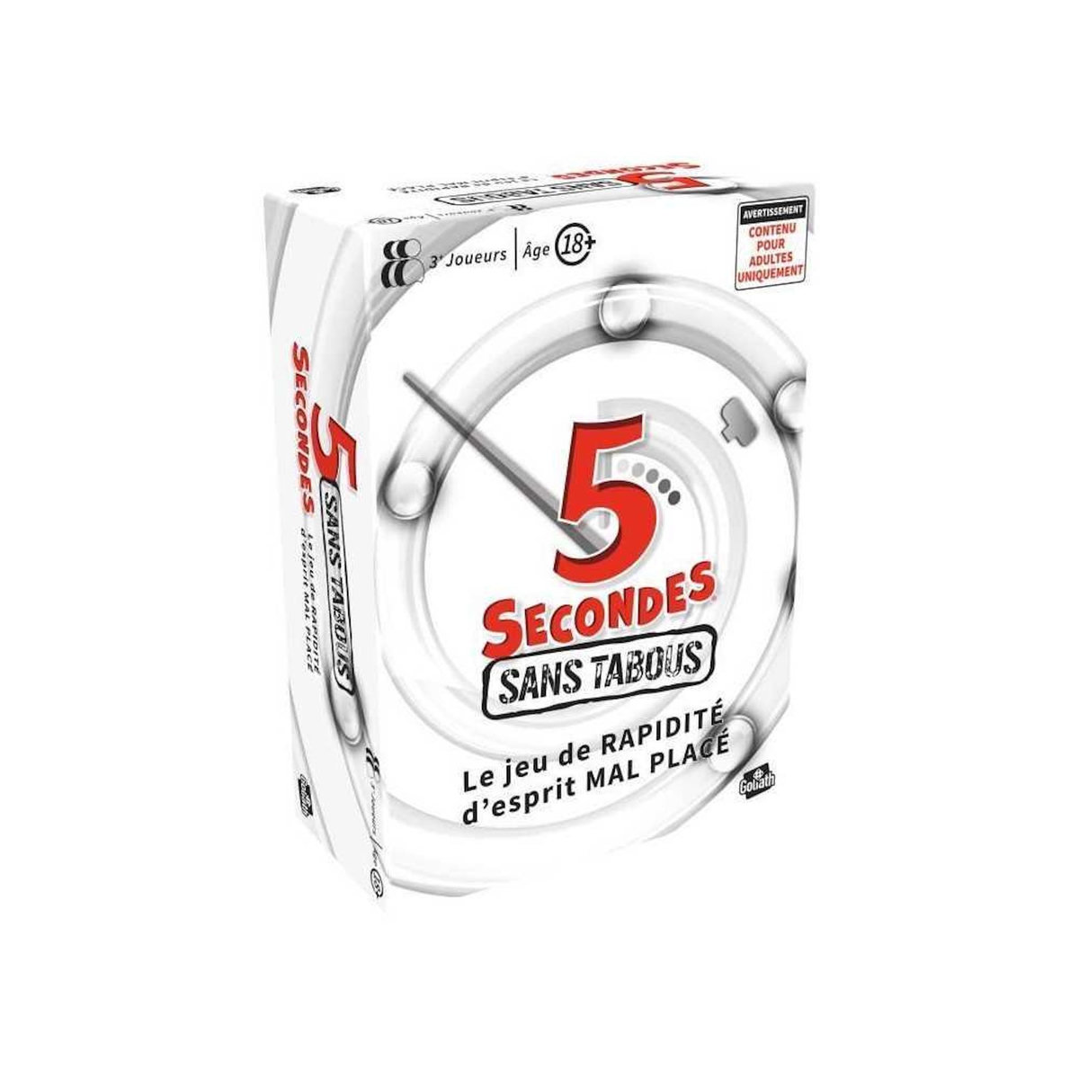 GOLIATH 5 secondes sans tabous - Jeu d'ambiance - GOLIATH - Des 18 ans