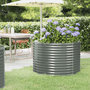 Voir la diapositive 1 : VIDAXL Lit sureleve de jardin Acier galvanise 100x100x68cm gris