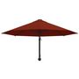 Voir la diapositive 4 : VIDAXL Parasol mural avec mat en metal 300 cm Terre cuite