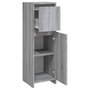 Voir la diapositive 5 : VIDAXL Armoire de bain Sonoma gris 30x30x95 cm Bois d'ingenierie