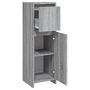 Voir la diapositive 5 : VIDAXL Armoire de bain Sonoma gris 30x30x95 cm Bois d'ingenierie
