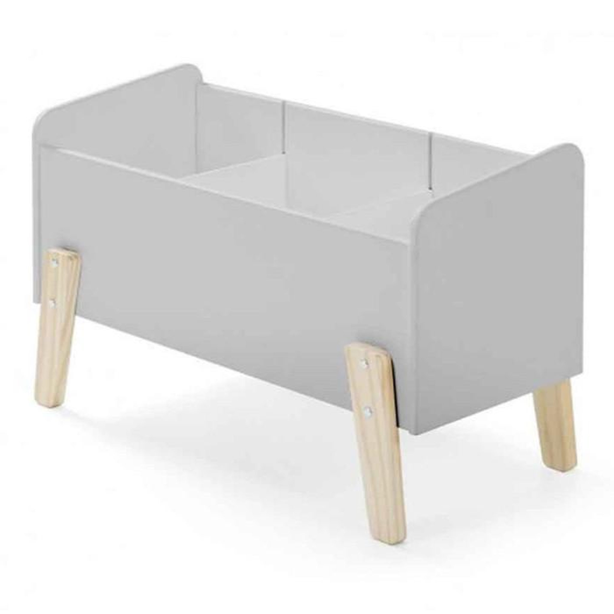 Paris Prix Coffre à Jouets  Kiddy  80cm Gris