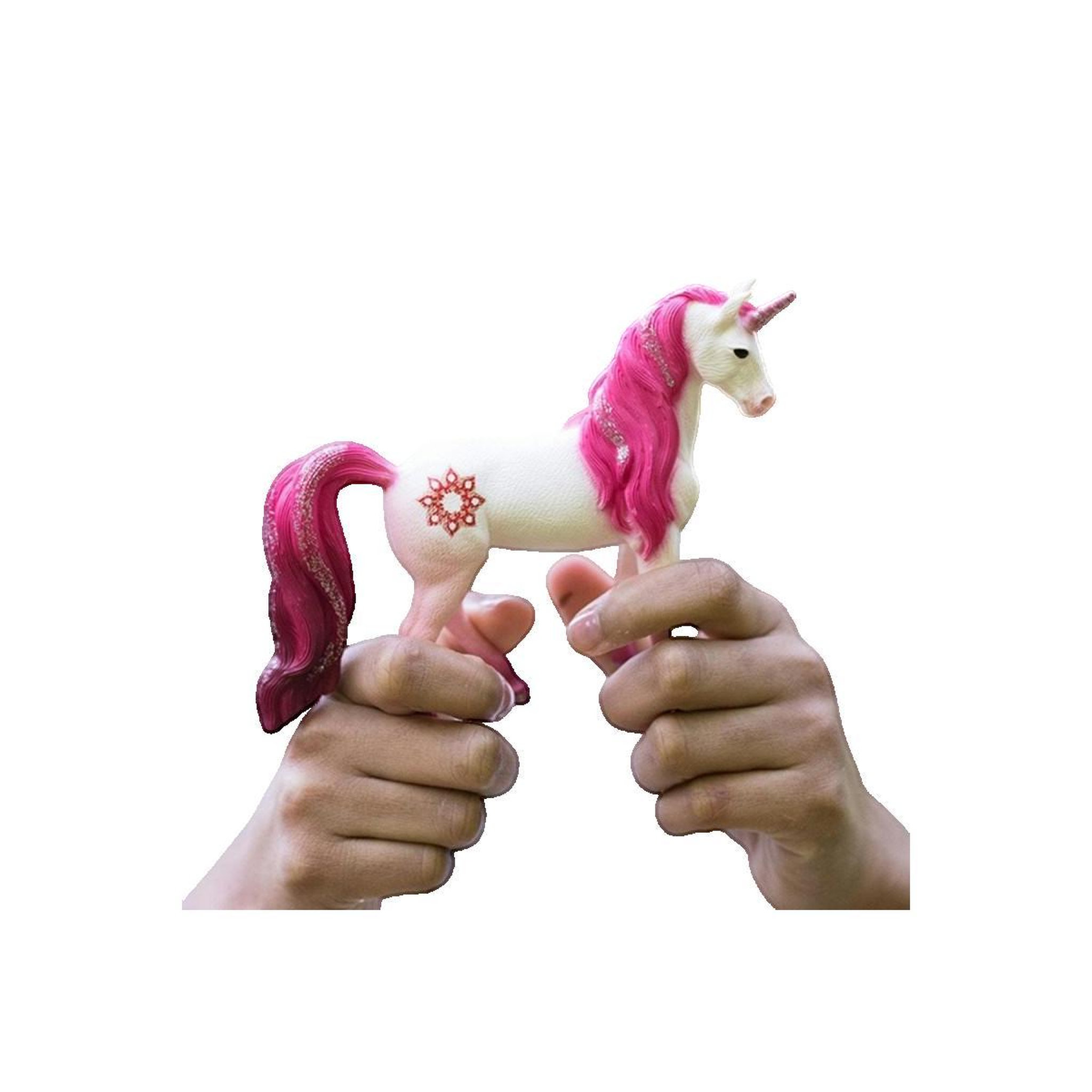 Voir la diapositive 3 : Schleich Figurine Licorne jument Mandala - Tatouage rose - Schleich 70717 Bayala