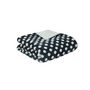 Voir la diapositive 2 : ACTUEL Plaid double face polaire/sherpa relief boule de neige  