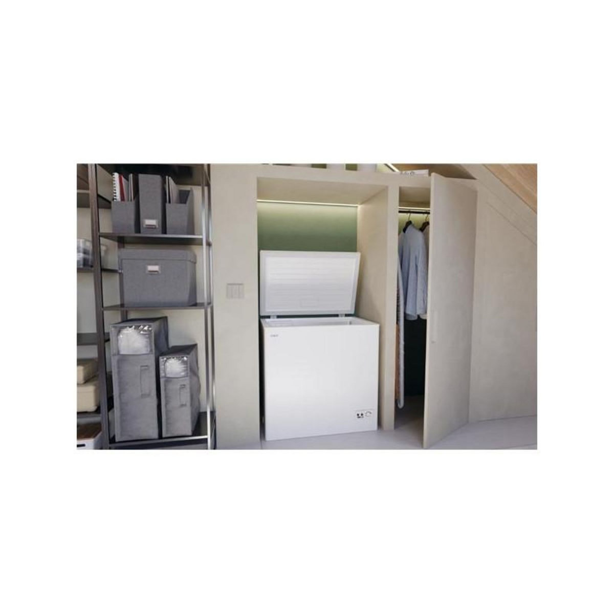 Candy Congélateur coffre 91cm 196l - CCHH200E