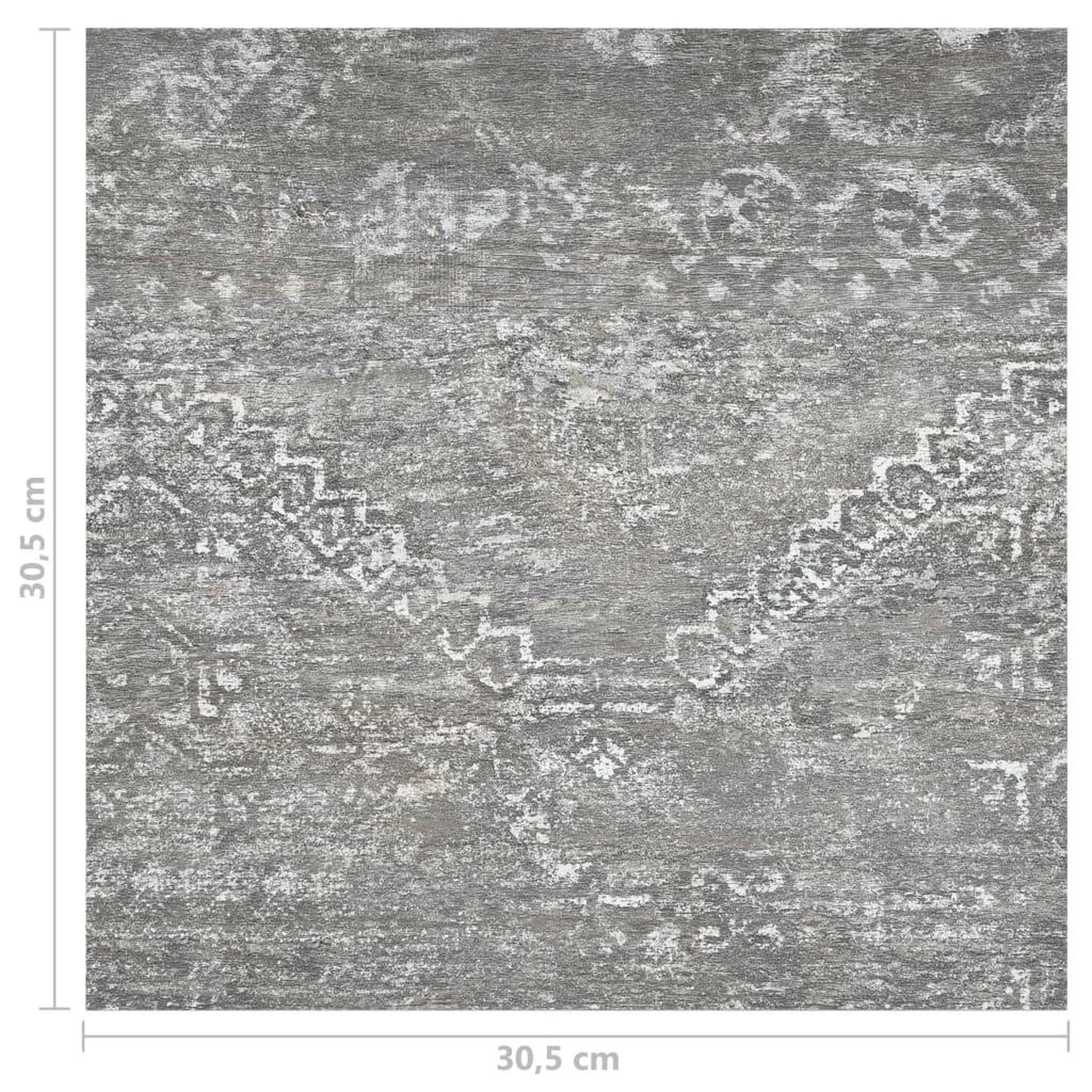 Voir la diapositive 6 : VIDAXL Dalles de plancher autoadhesives 55 pcs PVC 5,11 m^2 gris beton