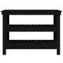 Voir la diapositive 5 : VIDAXL Banc de travail Noir 110,5x50x80 cm Bois de pin massif