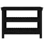Voir la diapositive 5 : VIDAXL Banc de travail Noir 110,5x50x80 cm Bois de pin massif