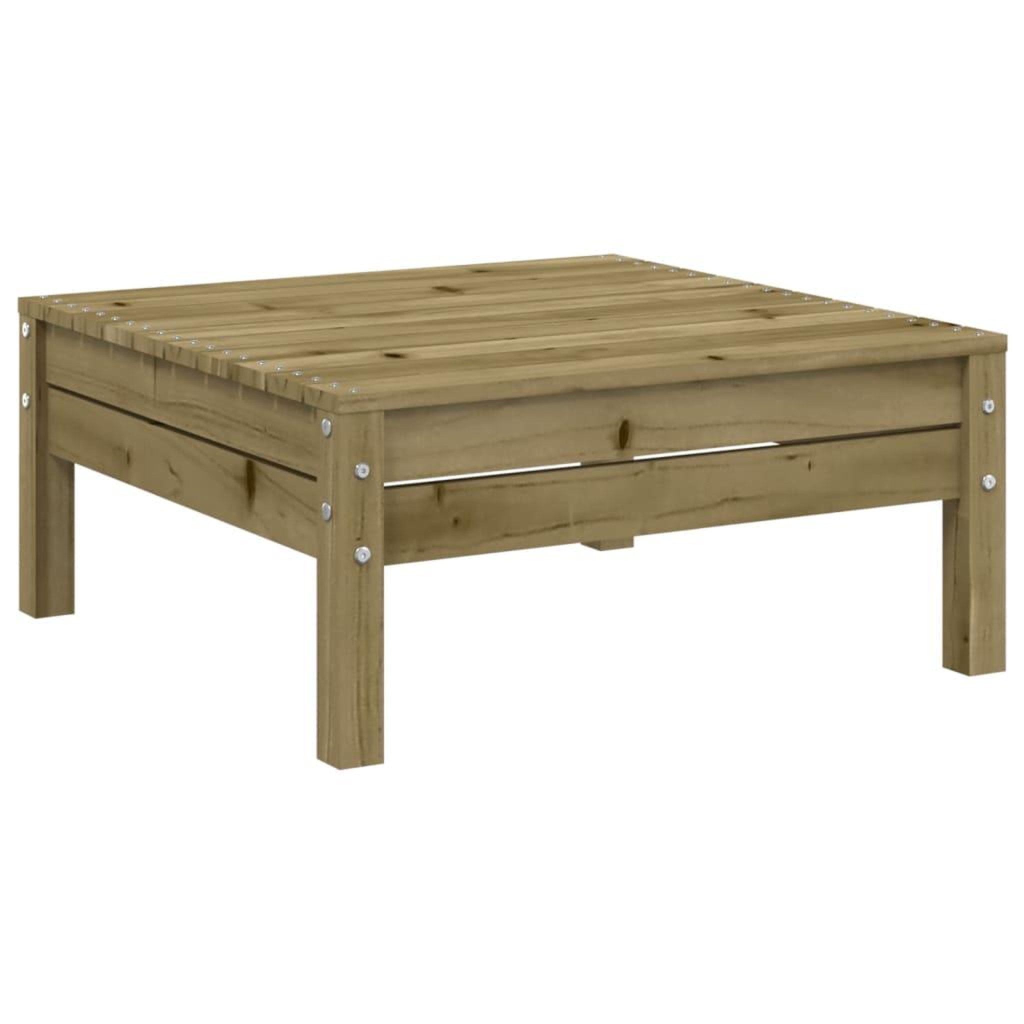 Voir la diapositive 5 : VIDAXL Salon de jardin 9 pcs avec coussins bois de pin impregne
