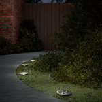 VIDAXL Lampes solaires de sol et piquets de sol exterieur 4 pcs