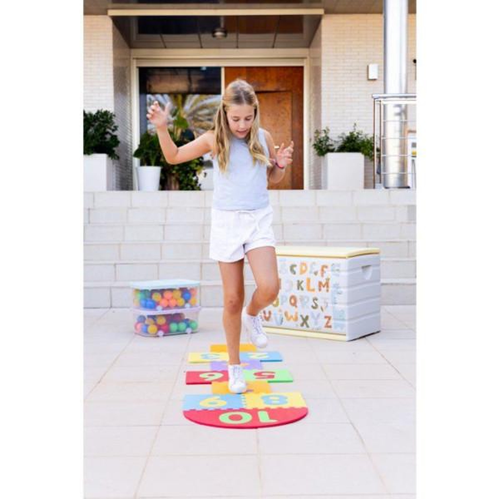 Voir la diapositive 4 : PLASTIKEN Coffre de rangement - plastiken - 260 l - 80 x 61 x 53 cm - lettre