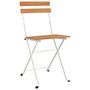 Voir la diapositive 3 : VIDAXL Chaises de bistrot pliantes lot de 4 Bois d'acacia solide acier