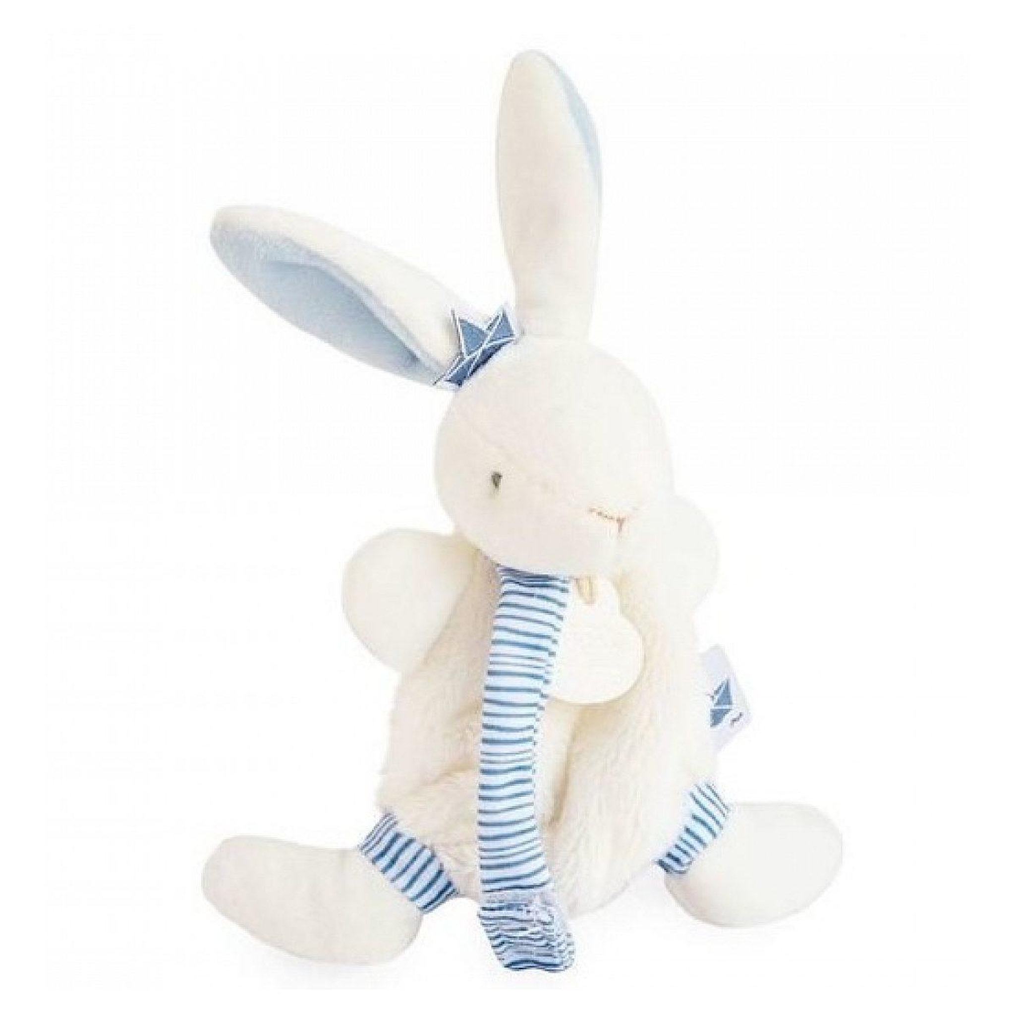 Voir la diapositive 2 : DOUDOU ET COMPAGNIE Lapin matelot doudou avec attache tetine