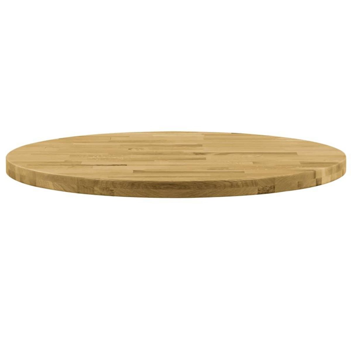 VIDAXL Dessus de table Bois de chene massif Rond 44 mm 400 mm