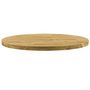 Voir la diapositive 2 : VIDAXL Dessus de table Bois de chene massif Rond 44 mm 400 mm