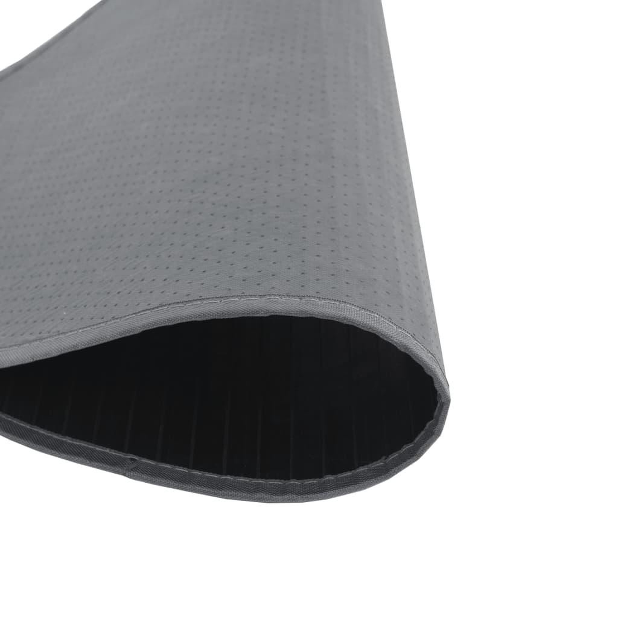 Voir la diapositive 5 : VIDAXL Tapis rond gris 80 cm bambou
