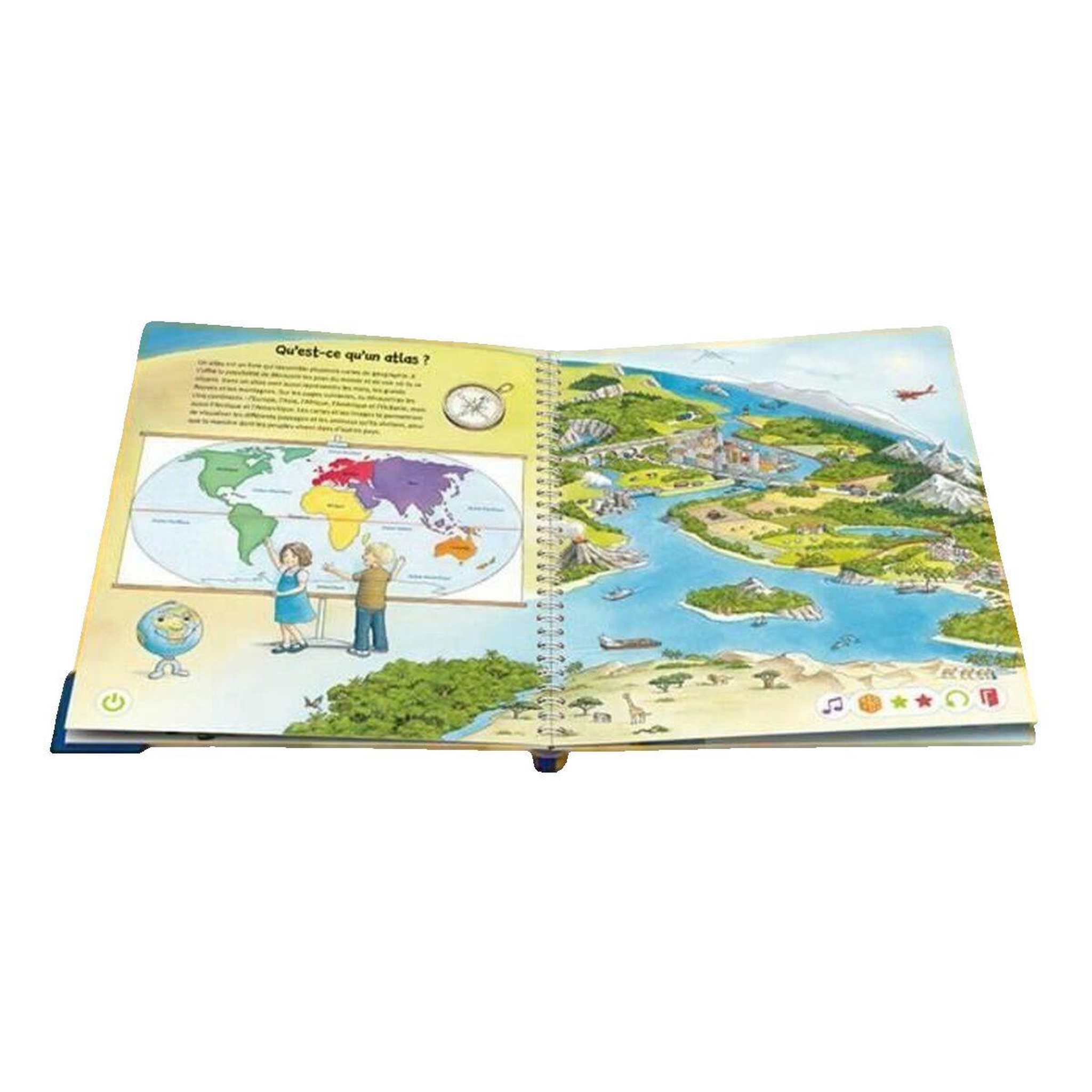 Voir la diapositive 2 : RAVENSBURGER Livre éducatif Ravensburger coloré interactif avec contenus audio