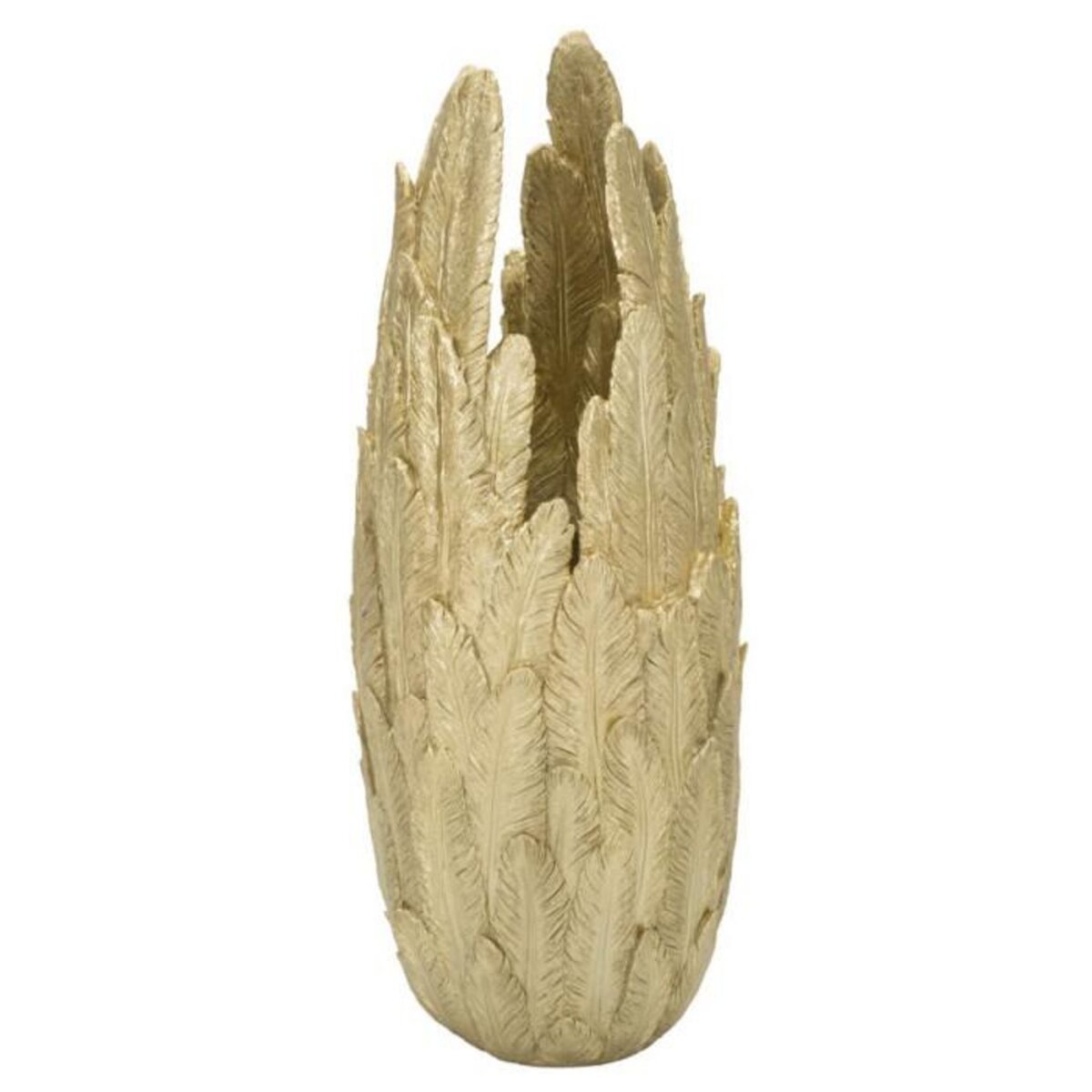 Paris Prix Vase Design Plumes  Feathers  80cm Or