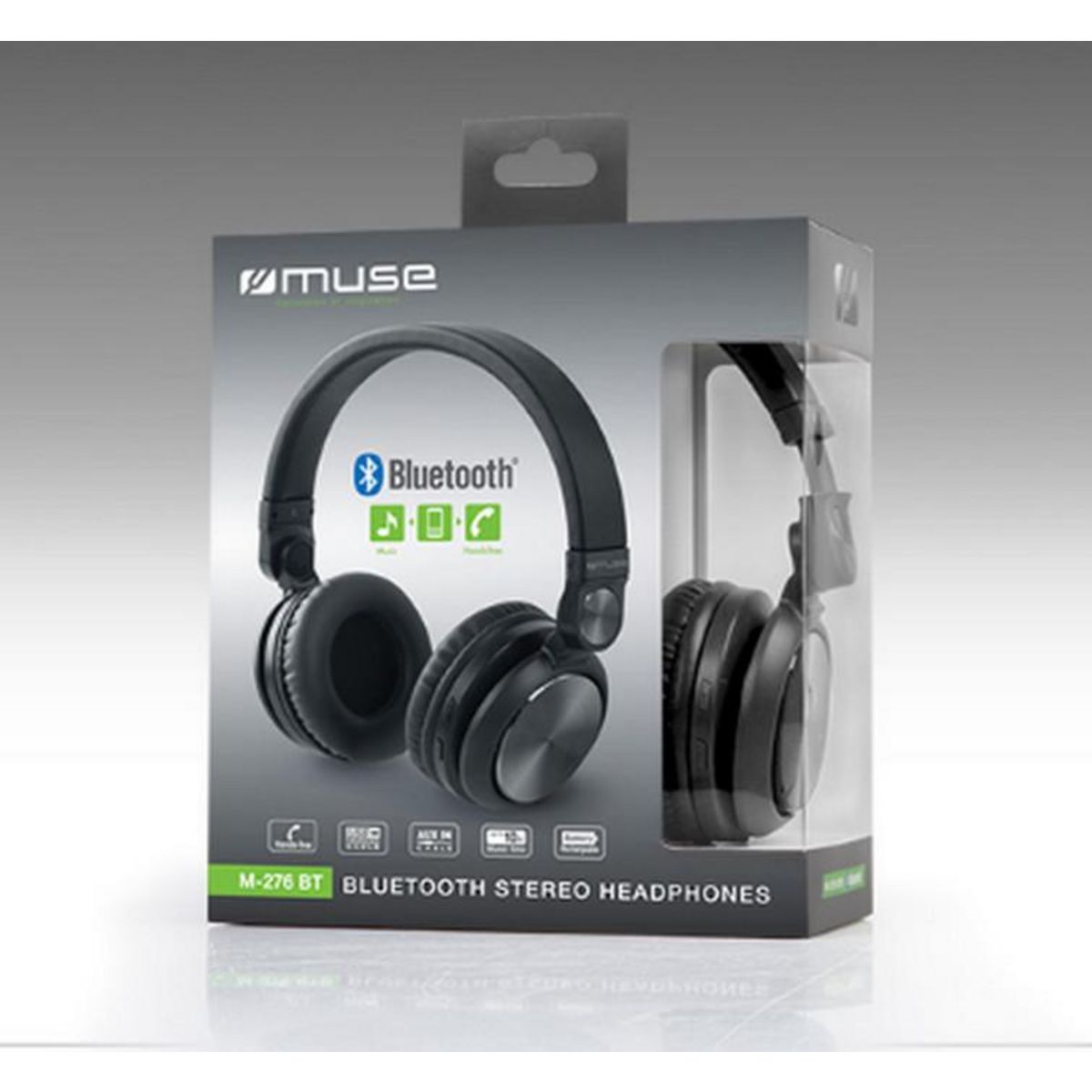 Muse Casque bluetooth sans fil supra-aural - m276bt
