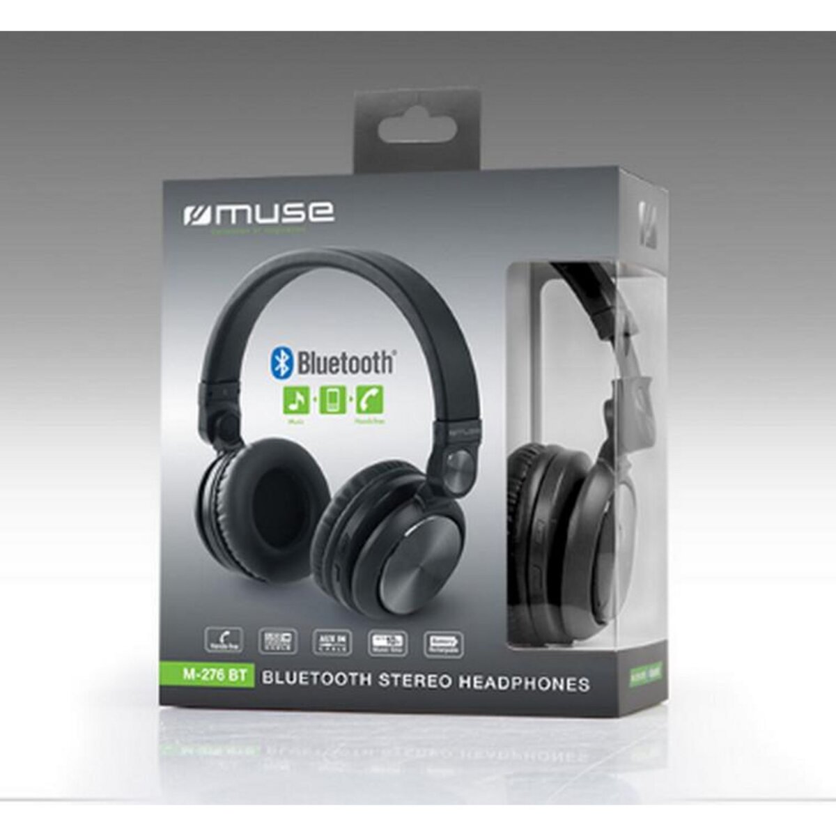 Muse Casque bluetooth sans fil supra-aural - m276bt