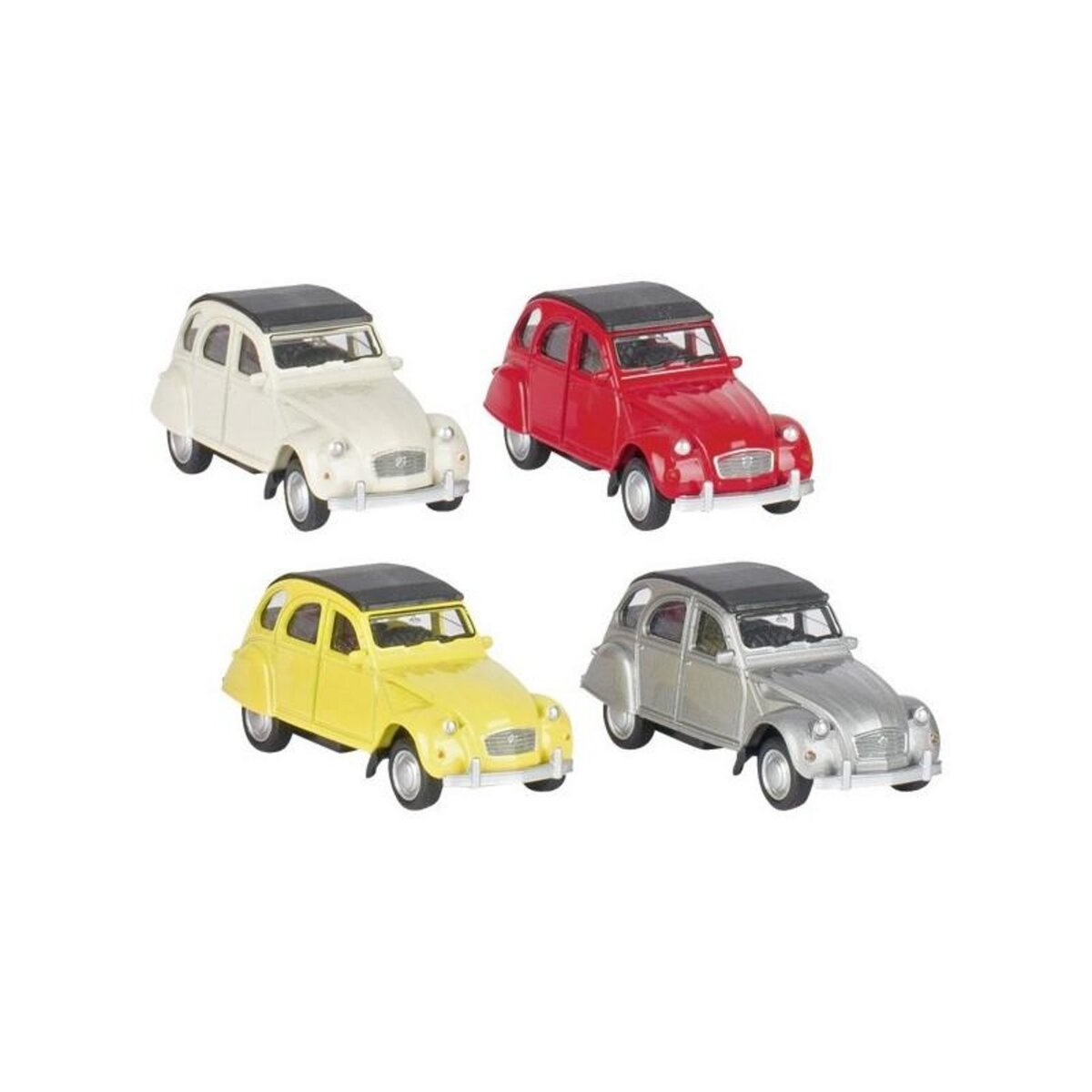 Jouet prive JOUETPRIVE Citroen 2CV en métal A coloris aléatoire