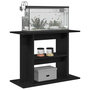 Voir la diapositive 4 : VIDAXL Support pour aquarium chêne noir 80x35x60cm bois d ingénierie