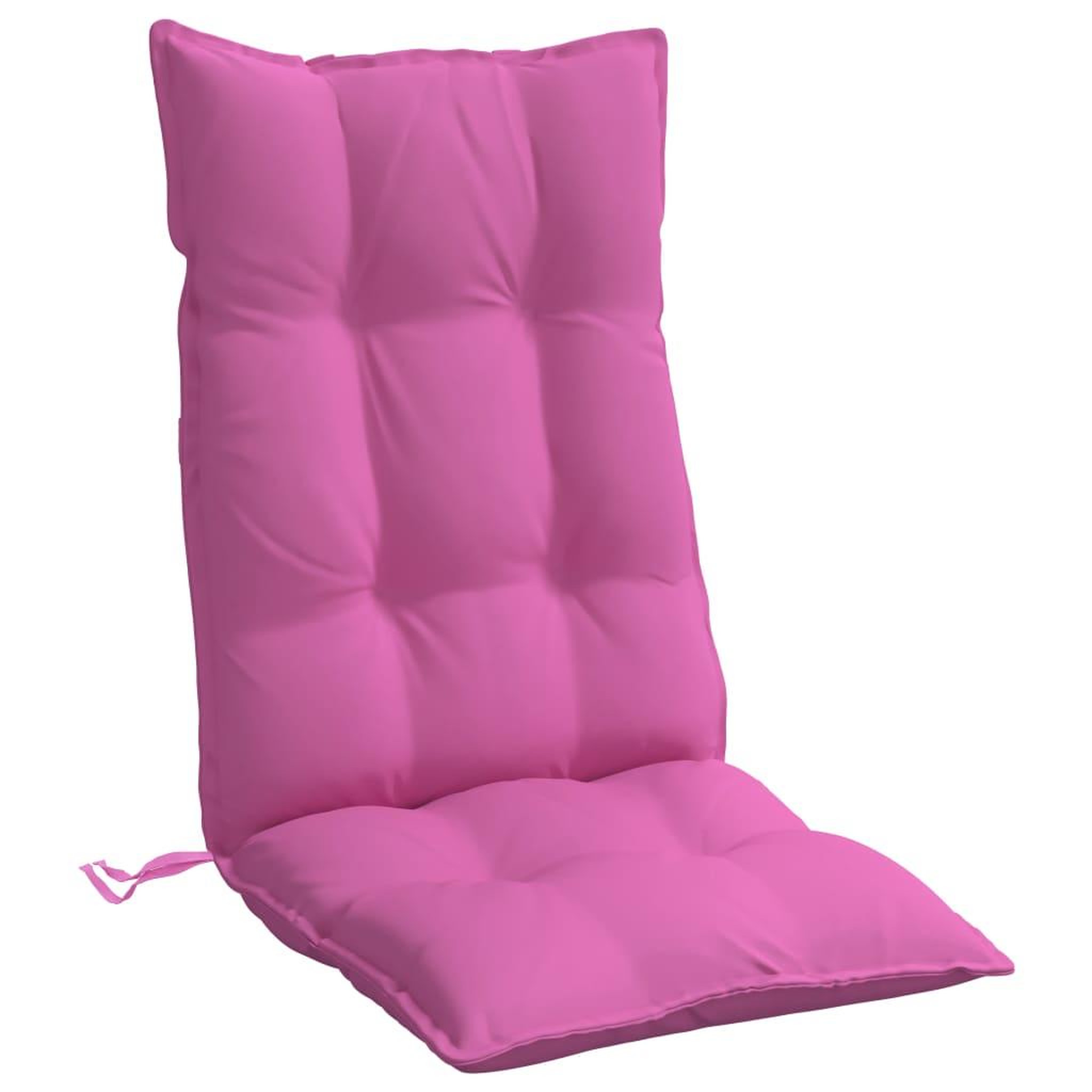 Voir la diapositive 5 : VIDAXL Coussins de chaise a dossier haut lot de 6 rose tissu oxford