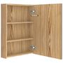 Voir la diapositive 5 : VIDAXL Armoire de salle de bain a miroir LED Chene 50x13x70 cm