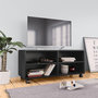 Voir la diapositive 1 : VIDAXL Meuble TV avec roulettes Noir 90x35x35 cm Bois d'ingenierie