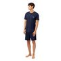 Voir la diapositive 4 : FILA Ensemble pyjama court homme en coton jersey FPS1194