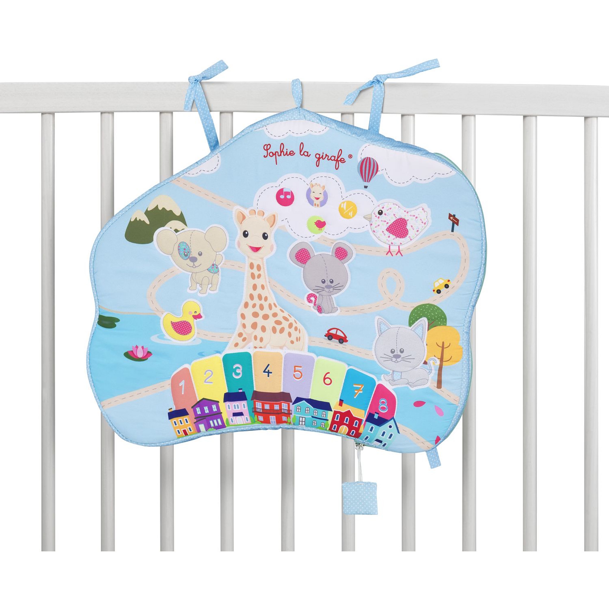 Voir la diapositive 3 : VULLI Table d'activité - Touch & Play bord Sophie la Girafe 