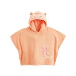 Petit Béguin Poncho de bain bébé Bahamas. Coloris disponibles : Orange