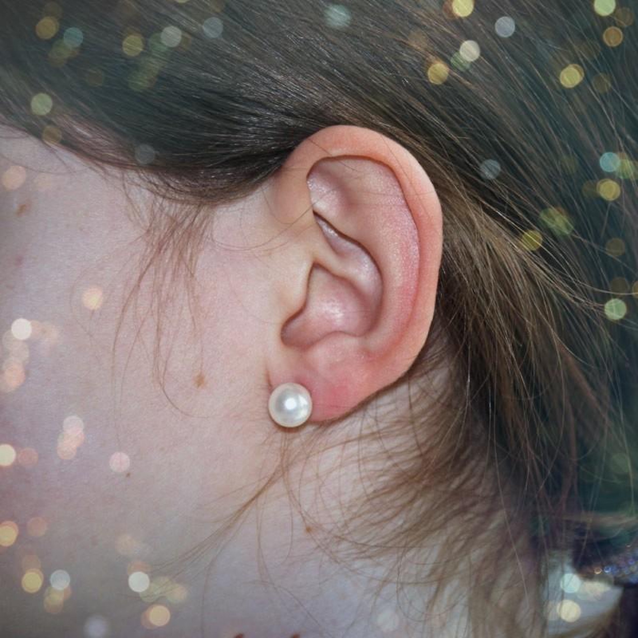Voir la diapositive 2 : L'ATELIER D'AZUR Boucles d'Oreilles - Puces Perles de Culture 0.80cm - Or Jaune - Femme ou Enfant