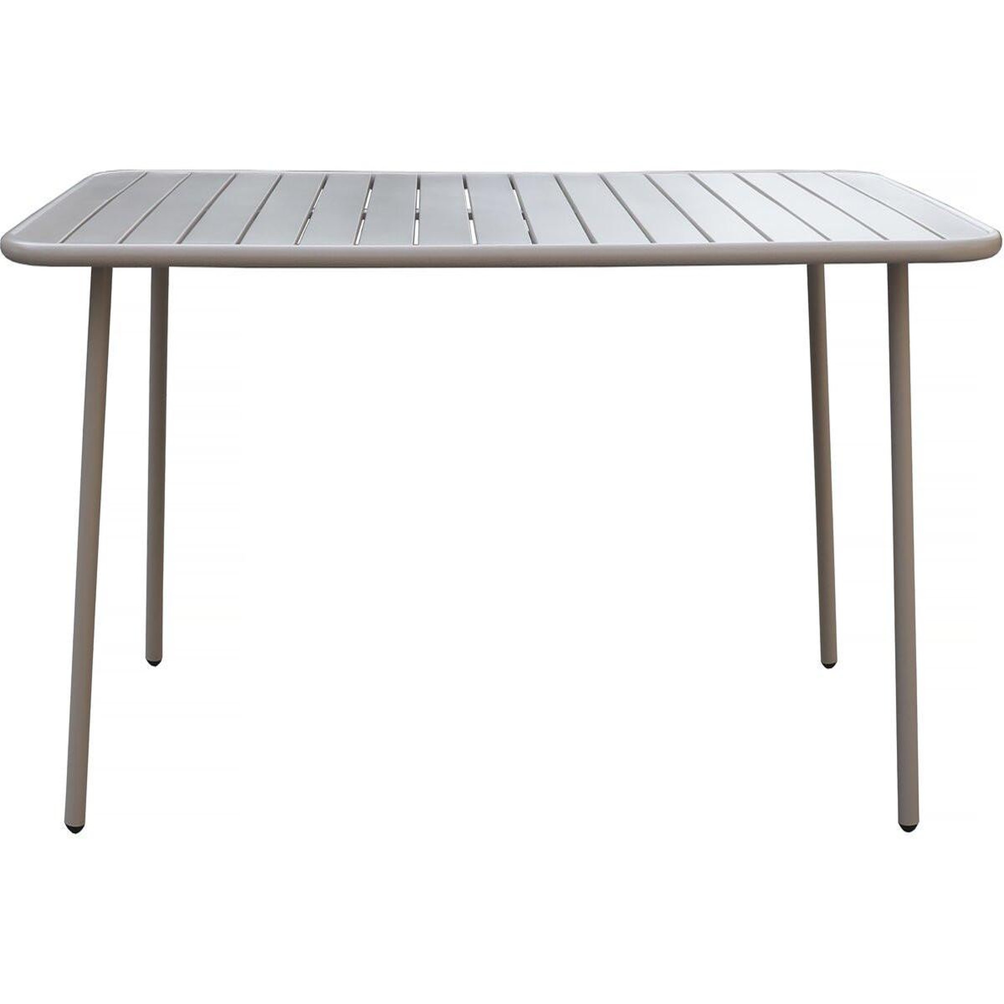 Voir la diapositive 4 : Habitat et Jardin Table jardin en métal  bilbao  - 150 x 90 x 71 cm - taupe