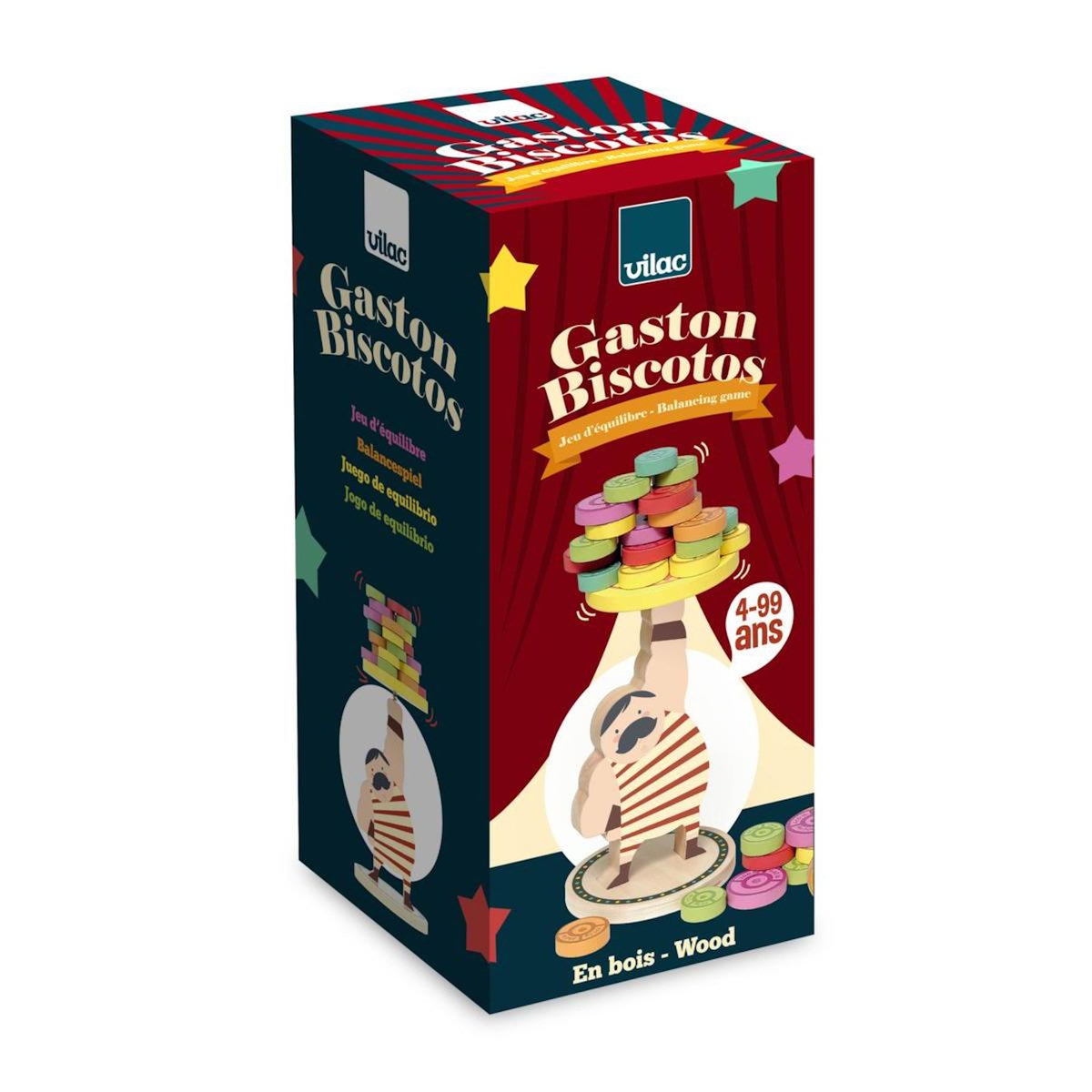 Vilac Gaston Biscotos - jeu d equilibre