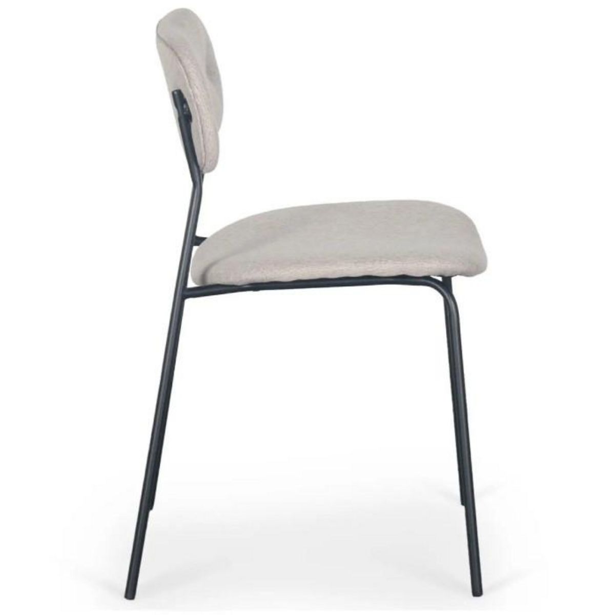 Paris Prix Lot de 8 Chaises Design  Tyler  80cm Beige