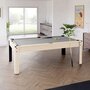 Voir la diapositive 2 : SOKKER Billard convertible couleur bois Chêne 226 x 126cm - Ambiance