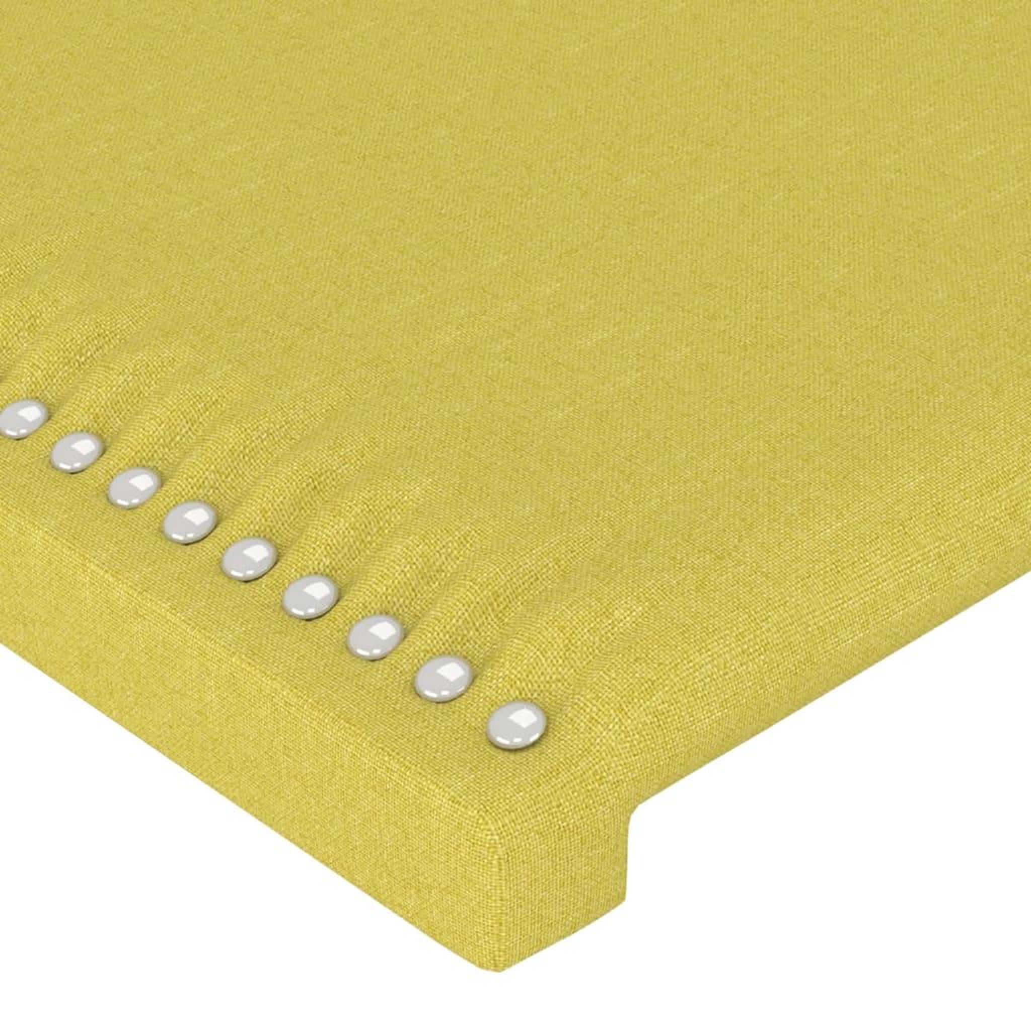 Voir la diapositive 5 : VIDAXL Tete de lit avec oreilles Vert 147x23x78/88 cm Tissu