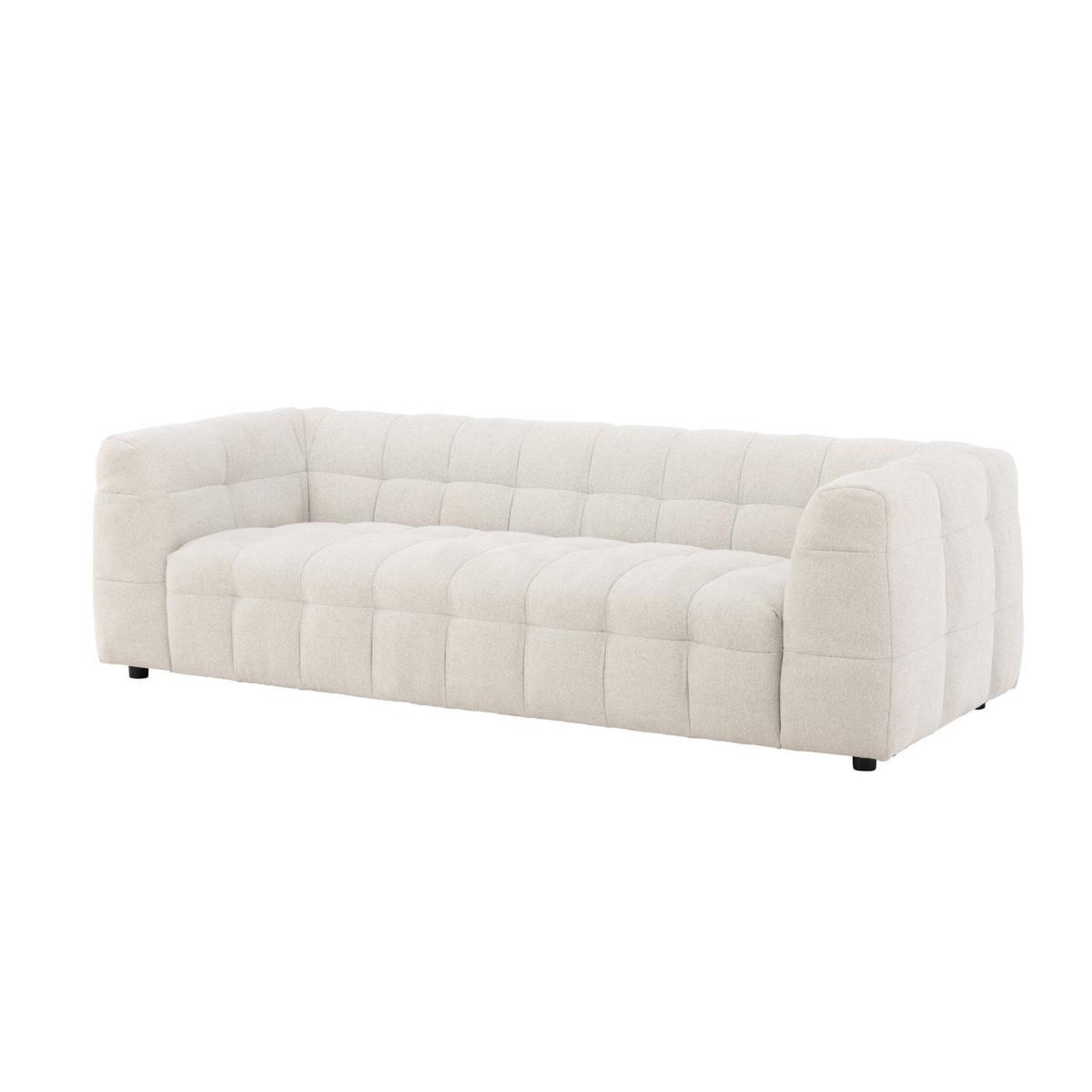 Voir la diapositive 5 : Paris Prix Canapé droit 3 places  malou  238cm beige