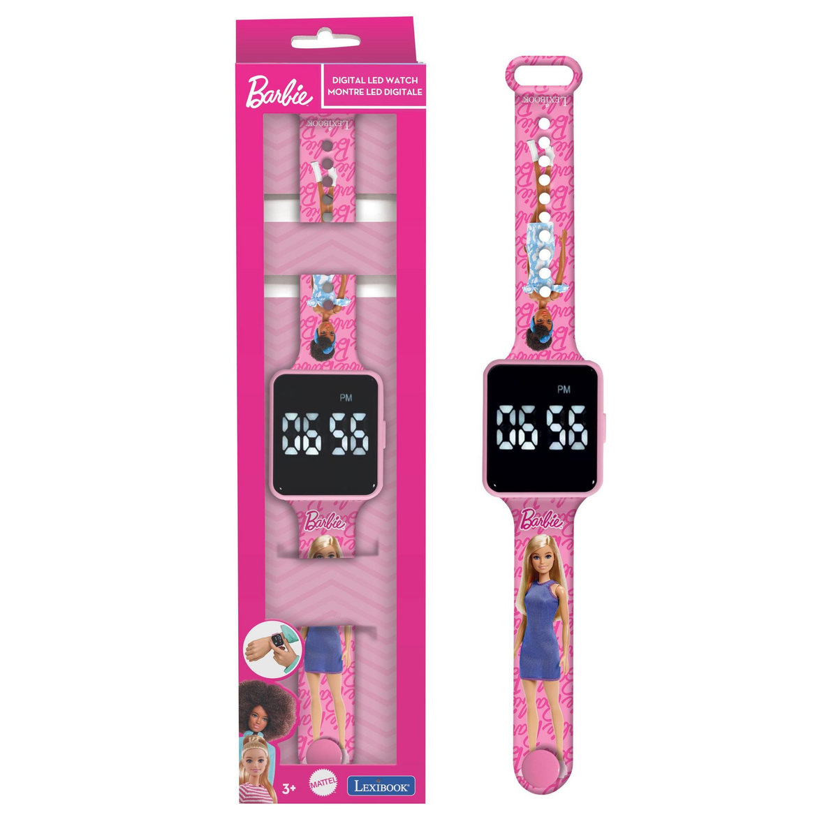 Lexibook Montre digitale LED Barbie