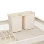 Voir la diapositive 4 : FIVE Égouttoir à Vaisselle en Métal  Mayaj  43cm Beige