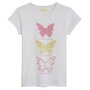 IN EXTENSO Tee-shirt Manches courtes imprimé Papillons Fille 