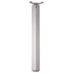CENTRALE BRICO Pied de table Legs TA001, 820R/60x60mm, imitation acier