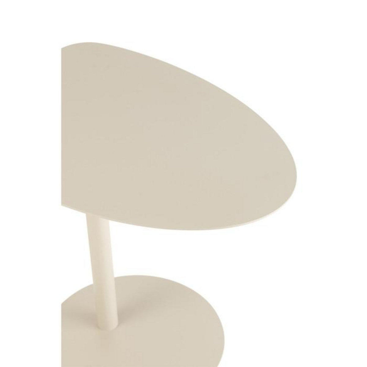 Paris Prix Table d'Appoint en Métal  Ice  55cm Gris