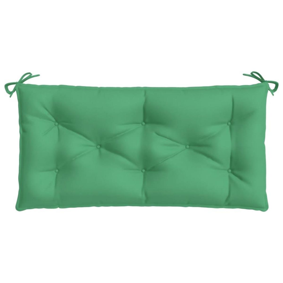 VIDAXL Coussin de banc de jardin vert 110x50x7 cm tissu oxford